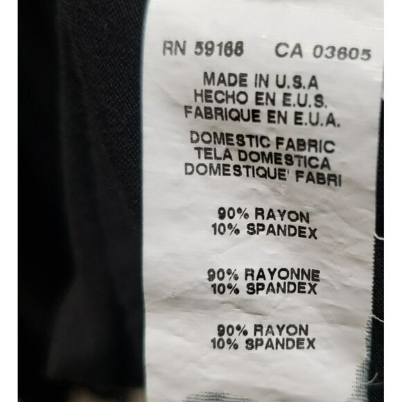 Karen Kane Black Sleeveless Dress, Asymmetrical Hem, 0X Rayon Spandex Blend - Picture 5 of 7